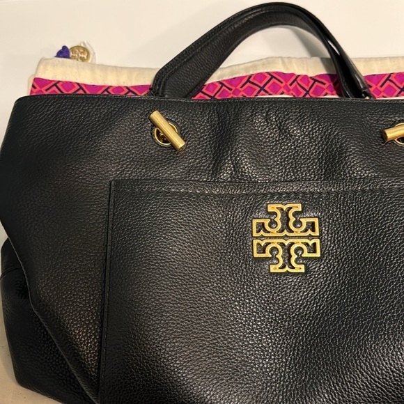 Tory Burch Britten Satchel - Black - Picture 6 of 6